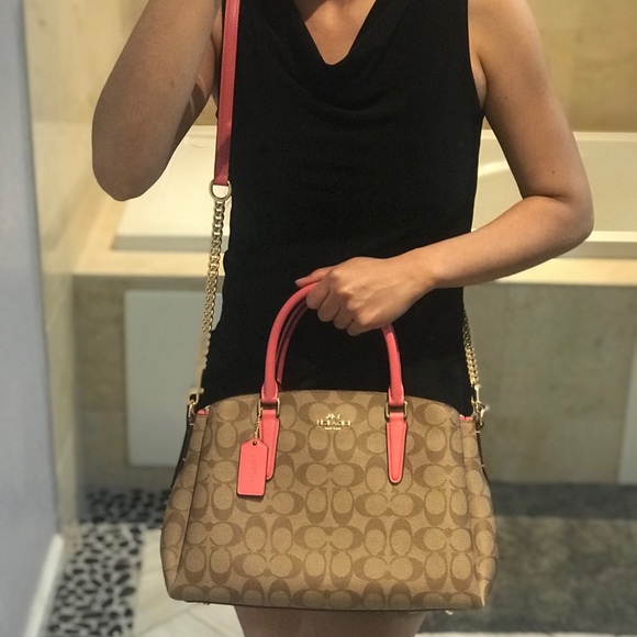 👜COACH SET🌺SAGE CARRYALL& WRISTLET - Picture 8 of 8